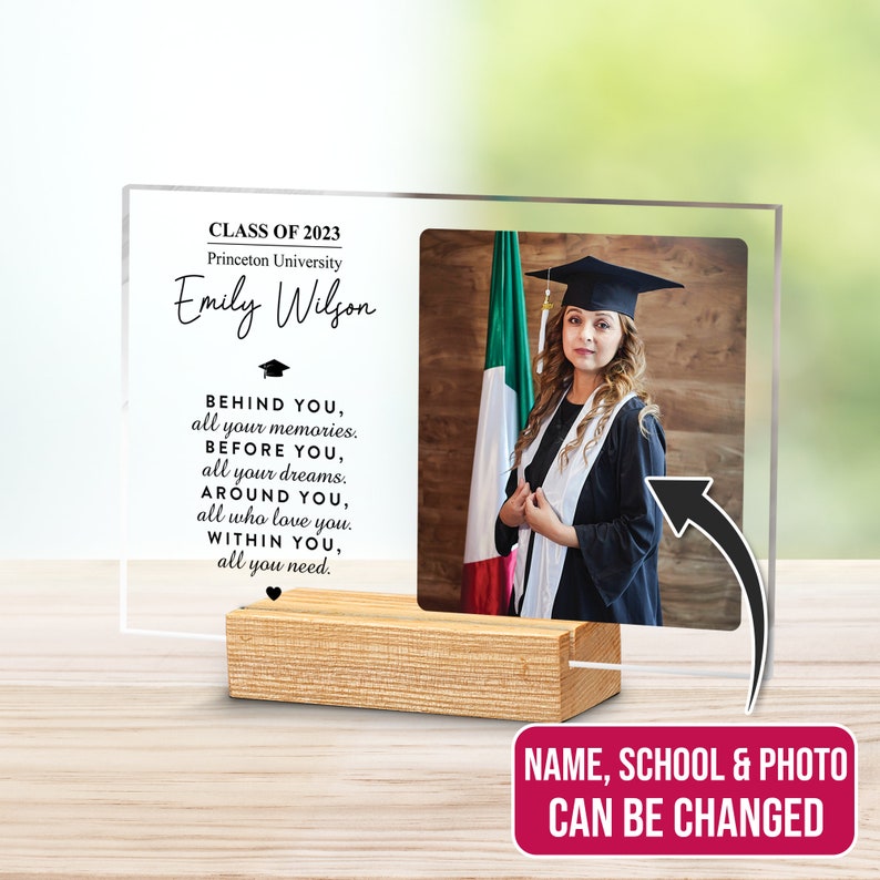 Personalized Graduation Gift Behind You All Your Memories Etsy