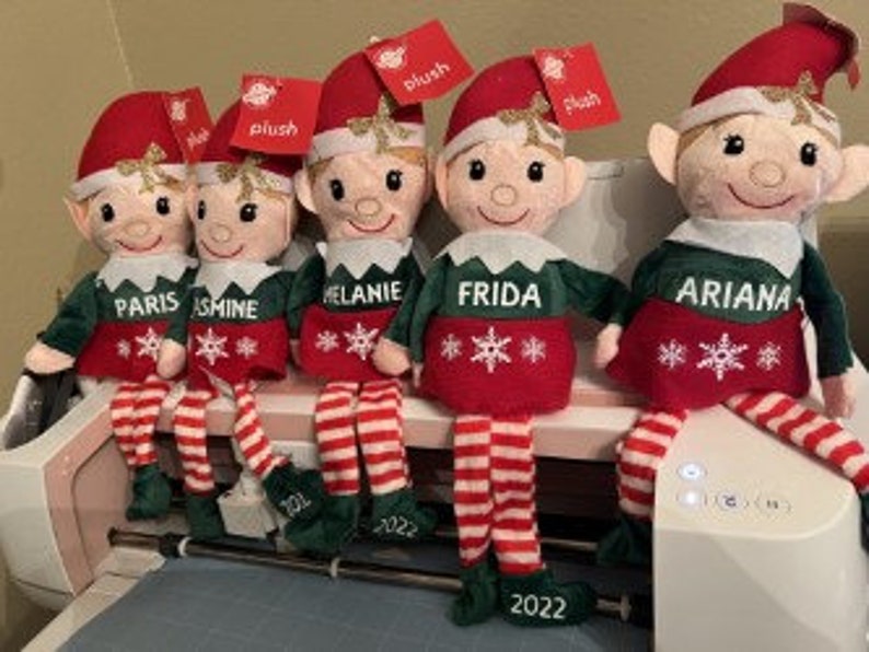 Personalized Elf Plush Elf FREE SHIPPING Christmas Elf With Name
