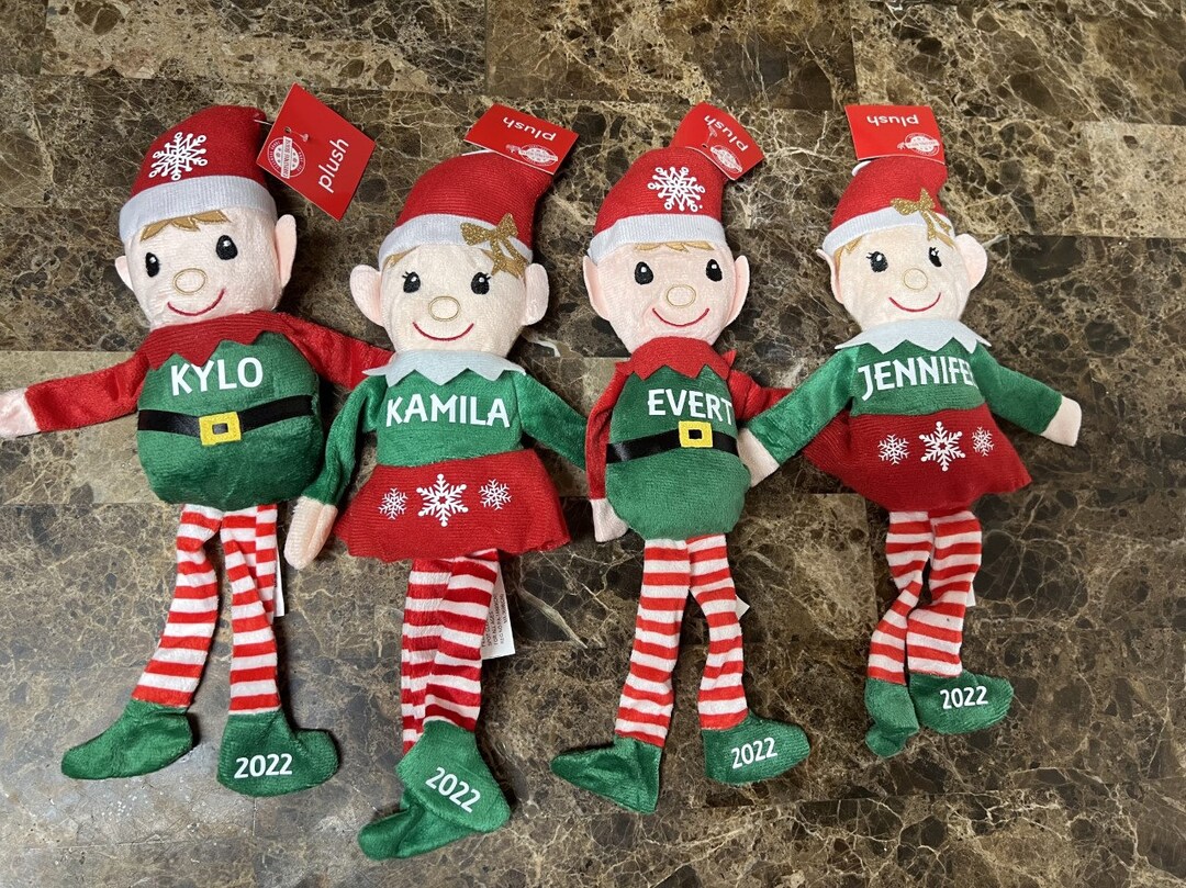 Personalized Elf Plush Elf FREE SHIPPING Christmas Elf With Name