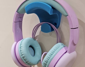 Headphone Wall Mount Bracket Headset storage room tidy decor yoto player audio mini  wall storage headphones hanger headset rack