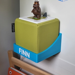 Toniebox muurbevestiging laadstation dock voor toniebox gepersonaliseerde speelgoedplank kinderkamerinrichting kinderkamer opslag tonie plank wanddecoratie gemonteerd