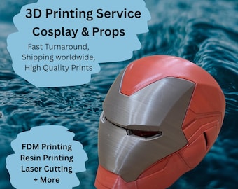 Custom 3D Printing Service for Cosplay Props, Armor, Helmets, Replica Models, Costume Parts, Prop Commissions, Made to Order Fan Art printed