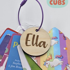 Yoto Card Keyring Loop Holder Card Tabs Yoto Travel Carrier Kids Toy Storage Organiser Tidy Nursery Yoto Player Mini Card Storage