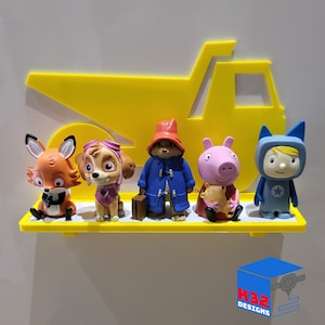 Estantería para camión volquete con figuras Tonie