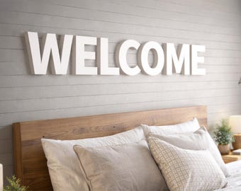 Custom 3D Letter Wall Sign | Home Decor | Business Logo | Wedding Decor Welcome Sign | Large Letters Wall Art | Personalised Signage