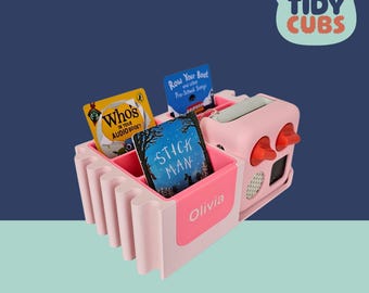 Personalised Yoto Mini & Card Docking Station Storage Holder for Kids Custom Organiser Box Montessori Toddler Audio Card Stand Nursery Decor