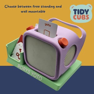 Yoto Player & Cards Station d'accueil pour le stockage Yotoplayer et yoto cards station de charge personnalisée décoration de chambre d'enfant rangement de jouets pour chambre d'enfant