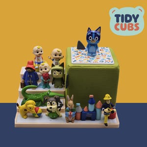 Medium TonieBox Docking Station figure storage Tonie figure holder Toniesbox stand kids room decor nursery toy storage Tonie organiser stand
