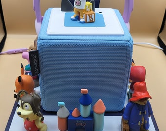 Tonie Box, stazione di docking per cuffie, contenitore per figure, porta-figure Toniebox, decorazione per cameretta dei bambini, contenitore per giocattoli, espositore organizer per Toniebox.