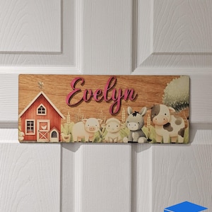 das Schild für die Tür ist auch als individuelles Schild für das Kinderzimmer geeignet