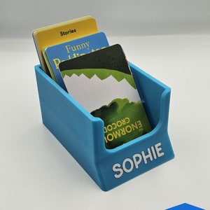 Petit pot pour cartes Yoto pour le stockage de cartes audio, boîte de rangement personnalisée, accessoire de jouet pour enfants, design durable et compact