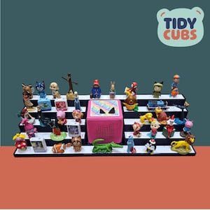 XL Tonie Box Docking Station Kids Room Tonies Storage Organizer Toniebox Figurine Display Shelf Magnetic Toy Shelf Toniebox Charger Holder