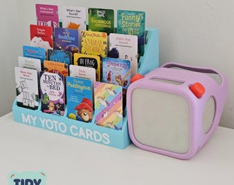 Yoto オーディオカードディスプレイ用カード収納スタンド - パーソナライズされたオーガナイザー＆子供のおもちゃアクセサリーホルダー、子供部屋の装飾ギフト