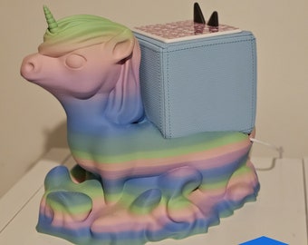 Estación de acoplamiento Tonie Box Unicorn, soporte para figuras Tonie, soporte Toniebox, decoración para habitación infantil, almacenamiento de juguetes para guardería, organizador y expositor Tonies