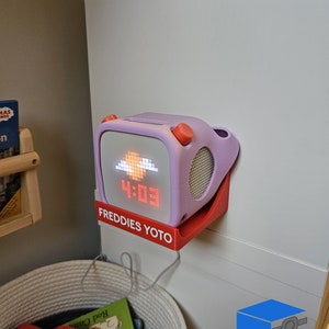 Gen 2 Yoto Player Wandhalterung Ladestation Dock für Yoto Player personalisierte Spielzeug Regal Kinderzimmer Dekor Kinderzimmer Lagerung Regal Wanddekor