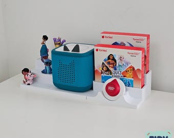 Estación de acoplamiento modular pequeña TonieBox 2, figura Tonie, soporte para estante Toniesbox, decoración para habitación infantil, almacenamiento de juguetes para guardería, estante organizador Tonie