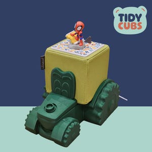 TonieBox Tractor Docking Station storage Tonie figure holder Toniebox stand kids room decor nursery toy storage Tonies organiser display