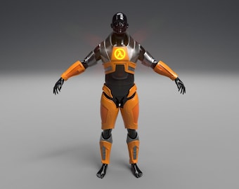 Half-Life 2 HEV Suit STL File – Gordon Freeman Cosplay, 3D Printable