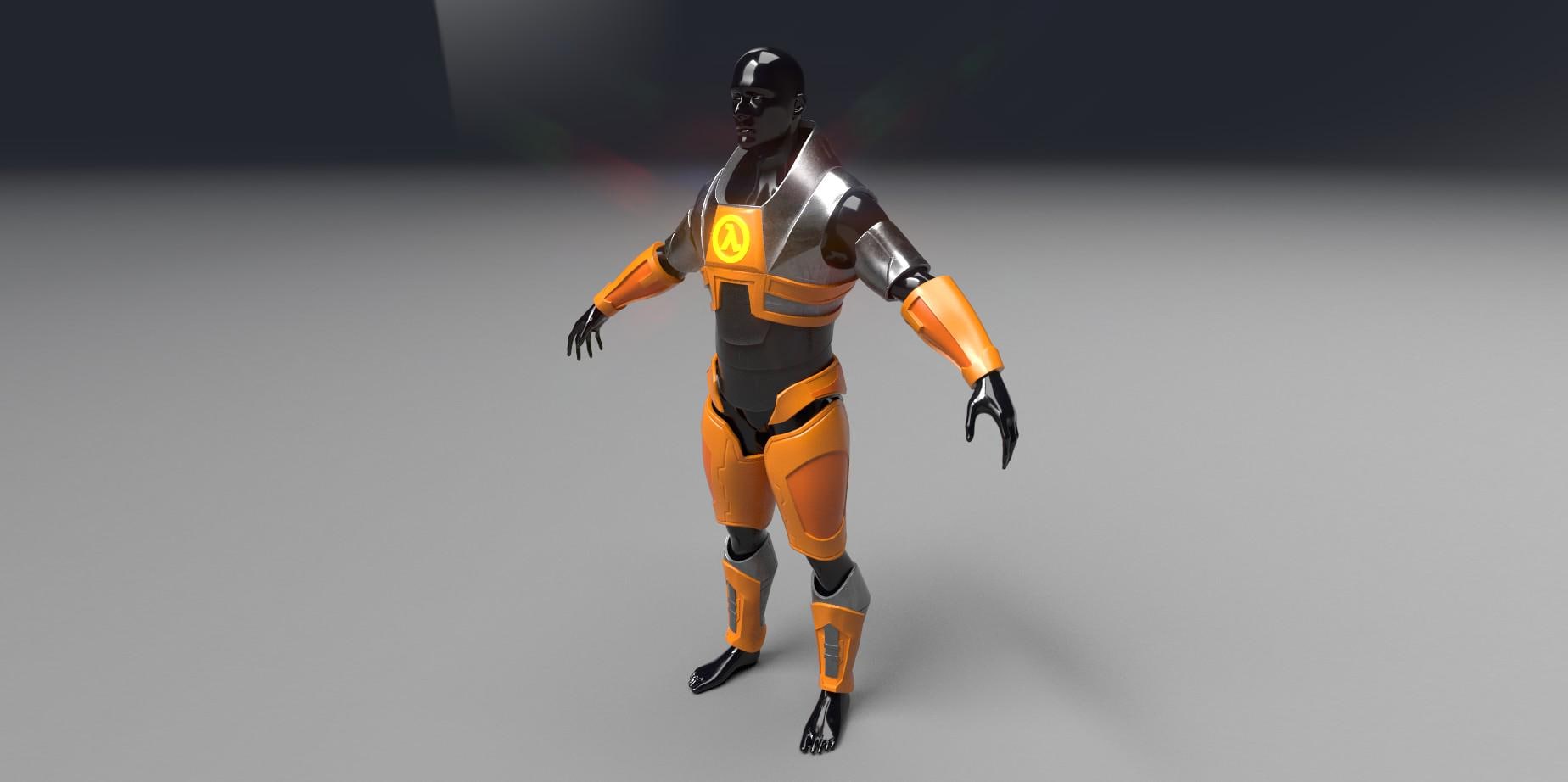 Half-life 2 HEV Suit STL File – Gordon Freeman Cosplay, 3D Printable - Etsy