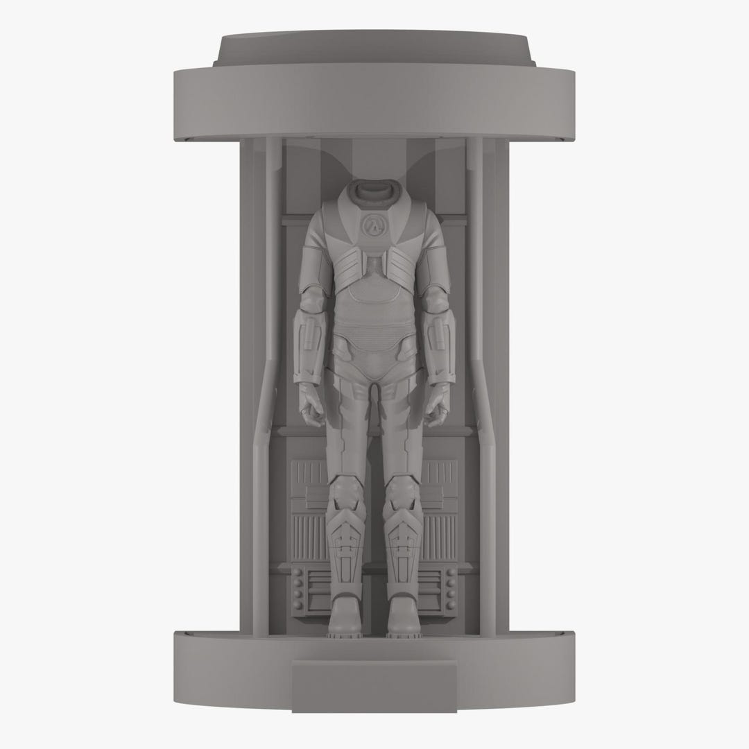Half-life Inspired HEV Suit Display STL File - 3D Printable Model ...