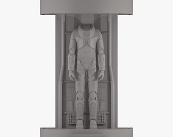 Half-Life Inspired HEV Suit Display STL File - 3D Printable Model Figure for Display
