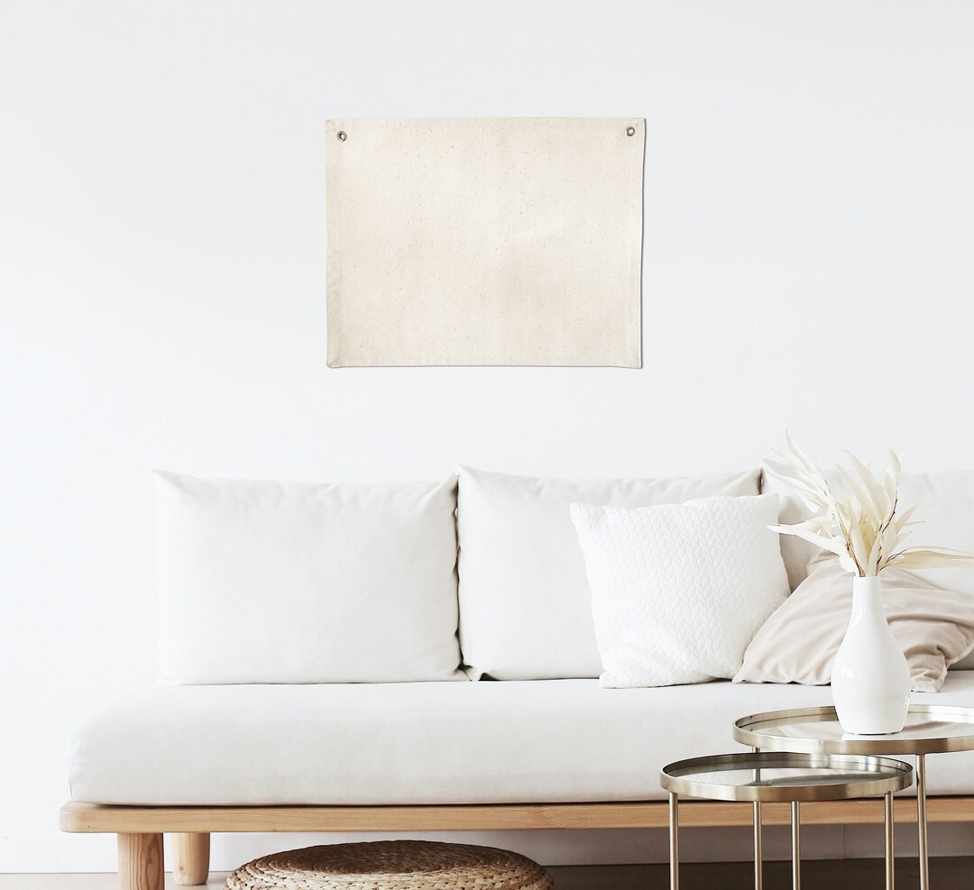 Blank Canvas Banner Diy Banner Banner Natural Canvas Wall Etsy