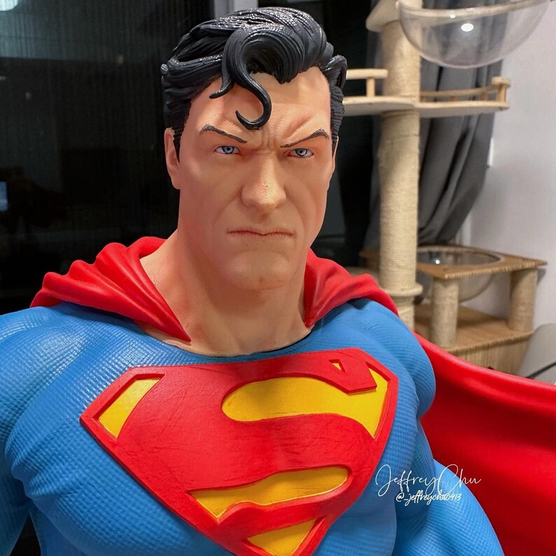 1/4 Height 60cm Custom Superman Statue Etsy