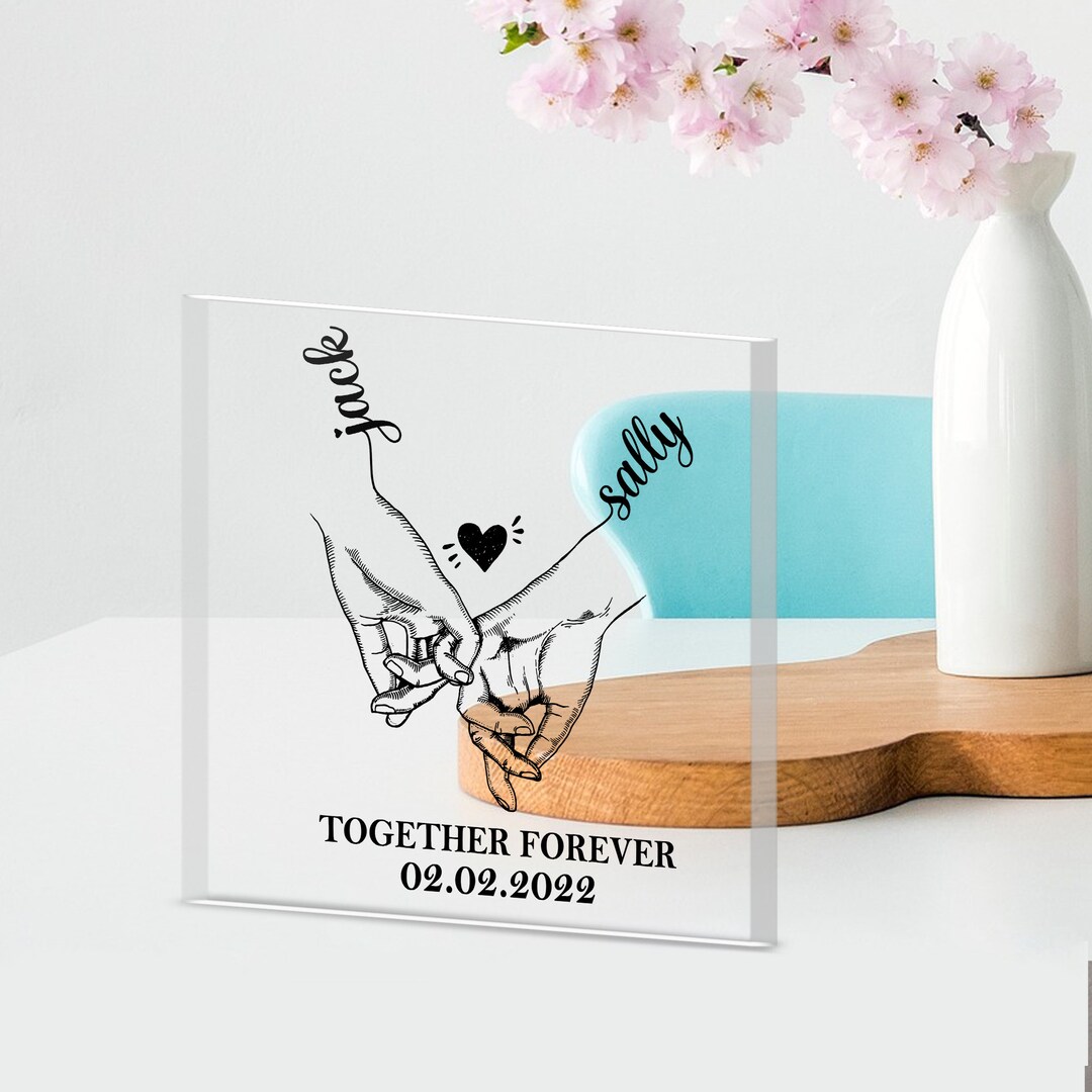 Personalized Couple Acrylic Plaque - Memorial Gift Idea For Couple - Missing You Always