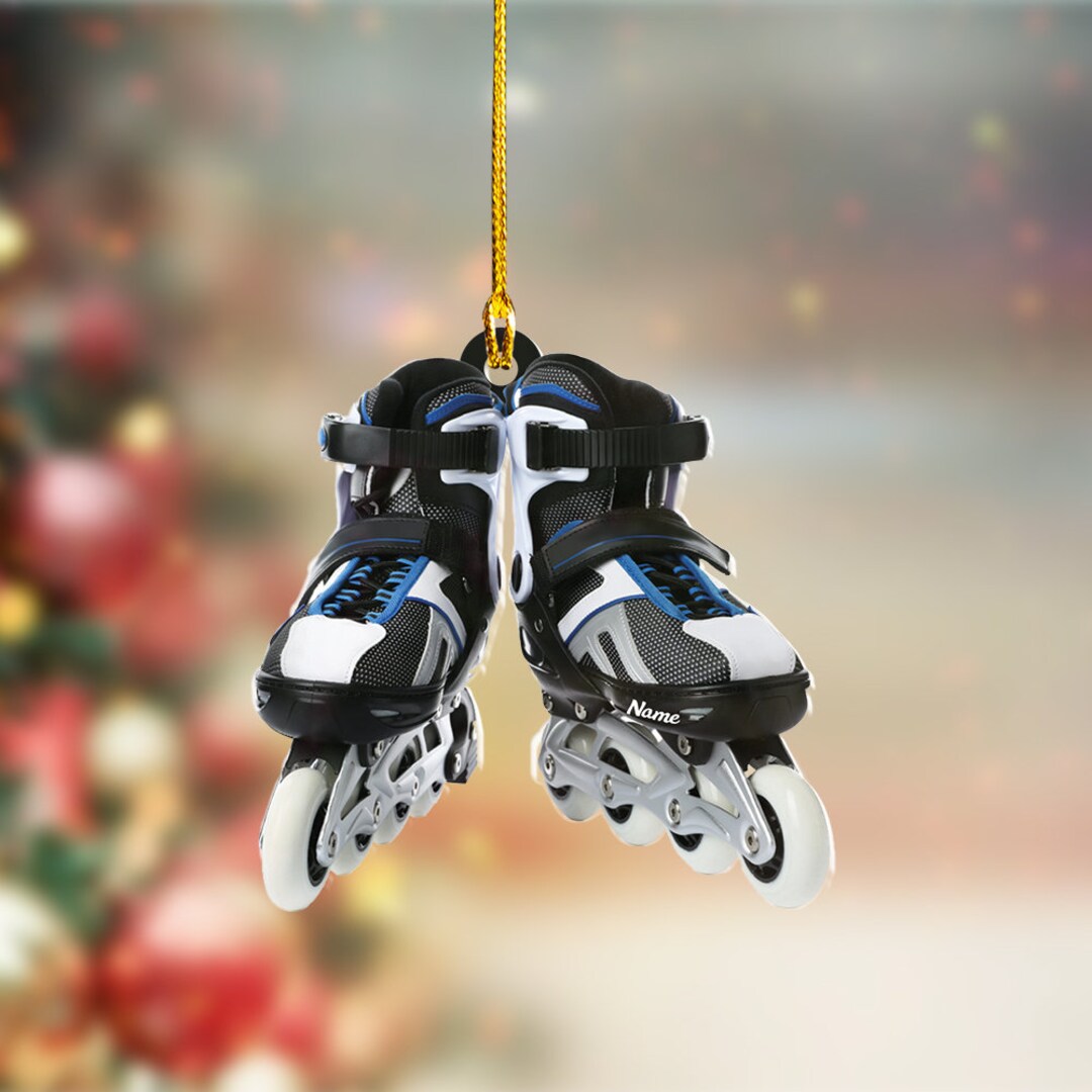 Roller Skates Christmas Ornament, Christmas Tree Ornament Decor, Loved