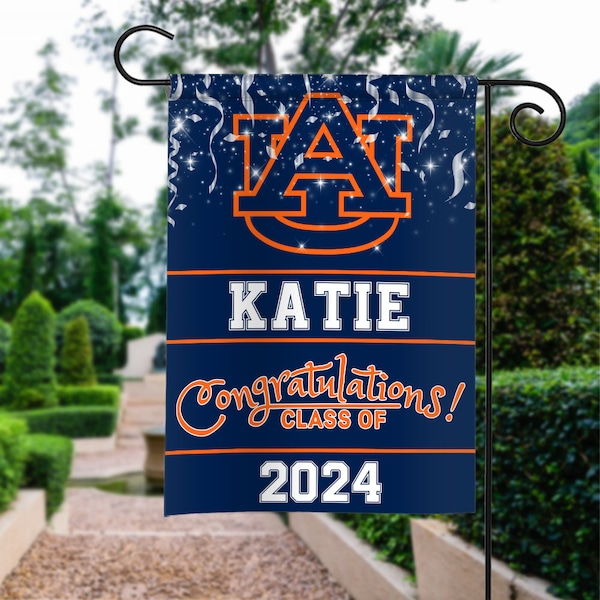 Personalized Graduation 2024 Flag, Graduate Yard Sign, Class of 2024 Yard Sign, College Grad Flag, University Grad Flag ID-0308-FLSL