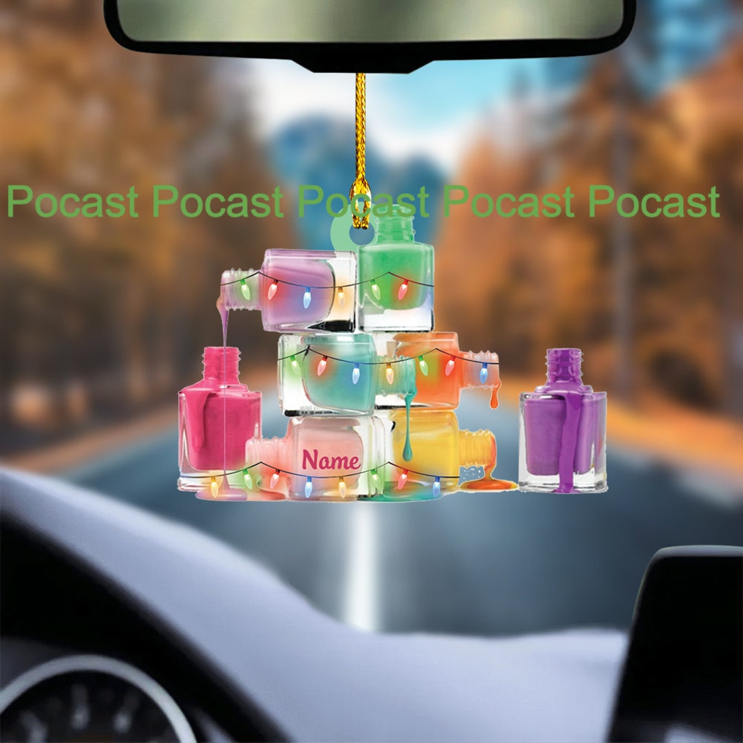 Nail Polish Christmas Ornament, Nail Tech Gift, Manicurist Gift, Gift