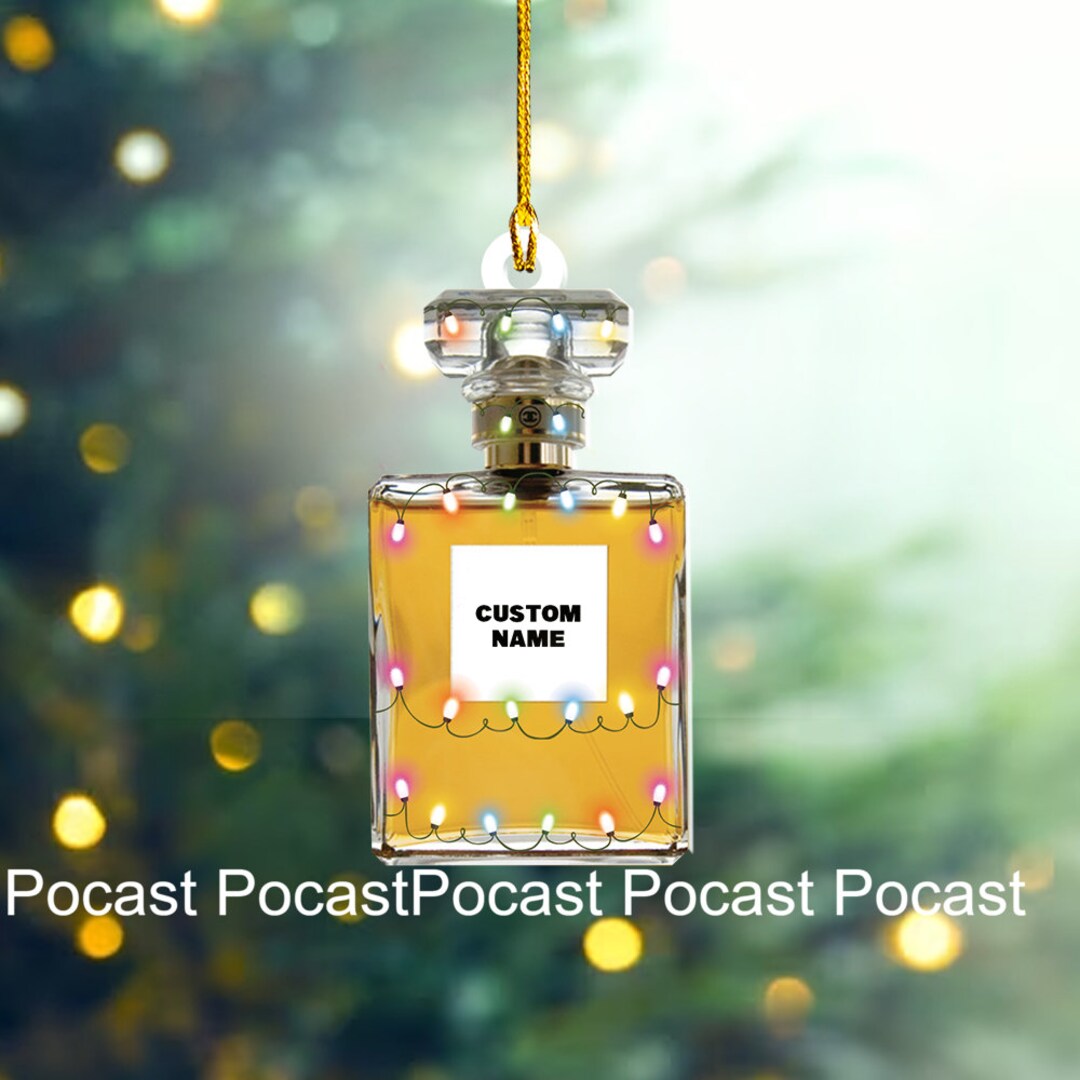 Perfume Bottle Ornament, Perfume Bottle Christmas Ornament, Perfume