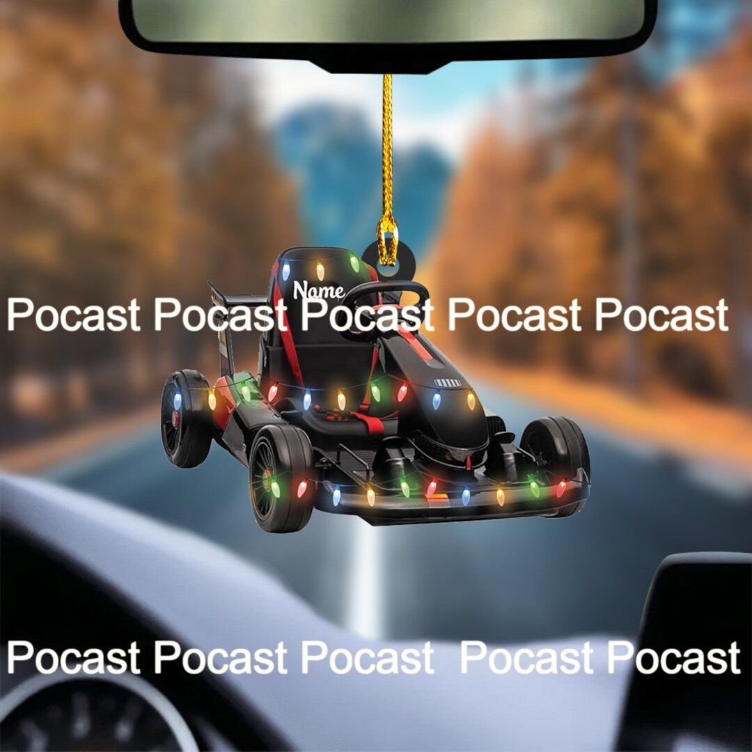 Go Kart Christmas Ornament 