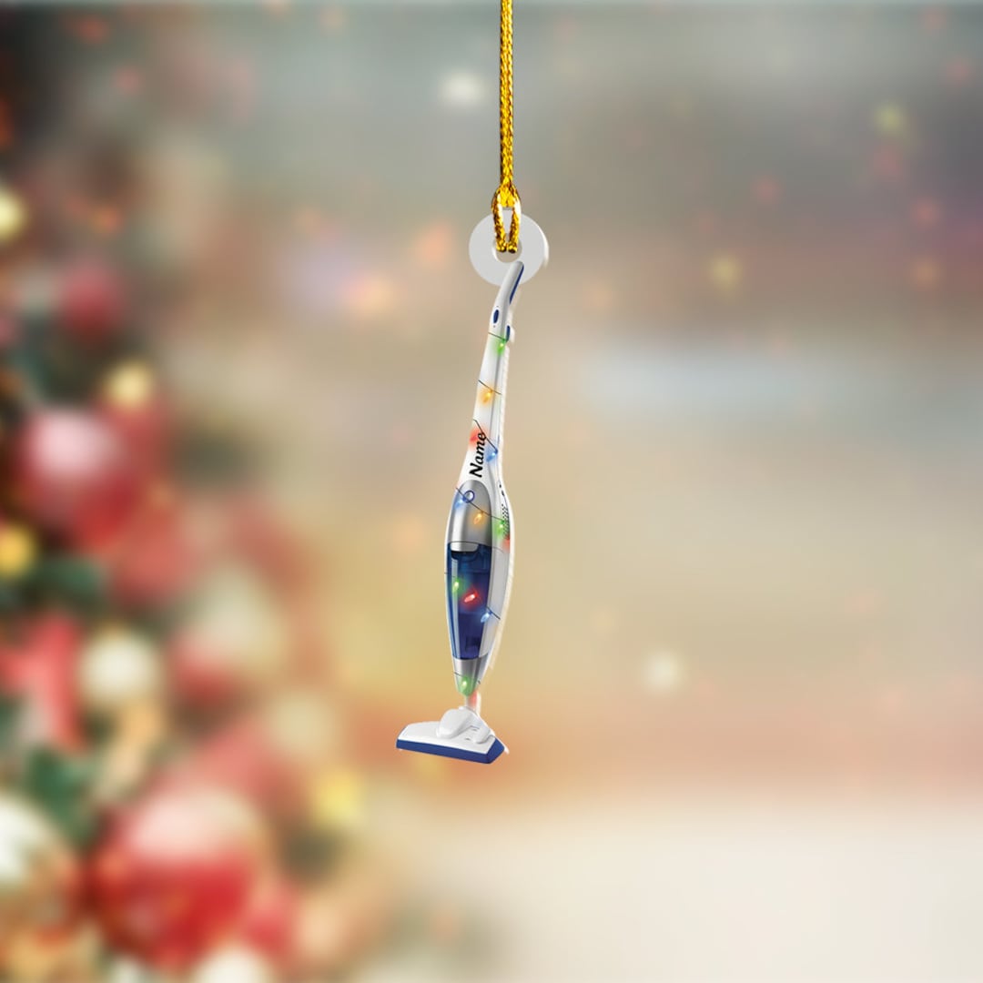 Vacuum Cleaner Christmas Ornament, Xmas Tree Decor, Loved Vacuum