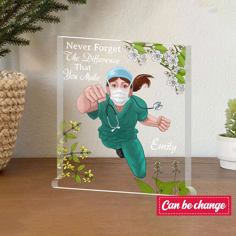 Personalized Nurse Acrylic Plaque Nurse Retirement Acrylic Etsy