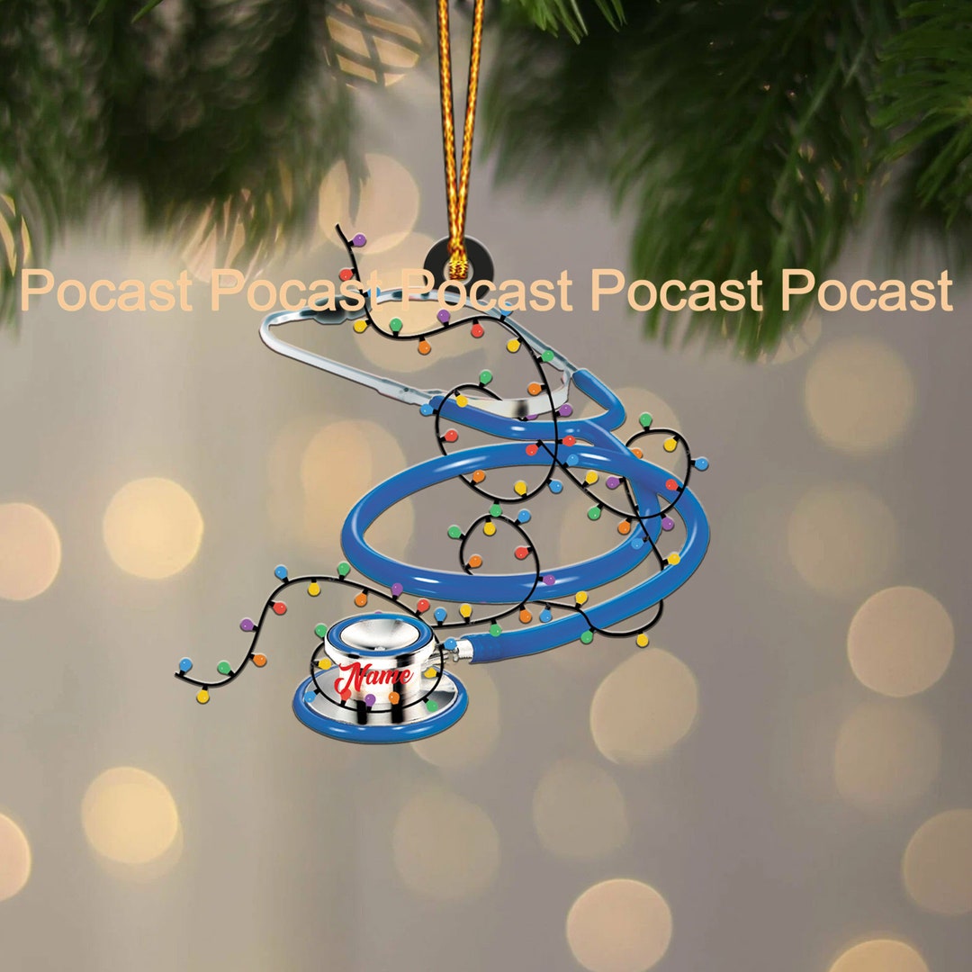 Stethoscope Christmas Ornament 