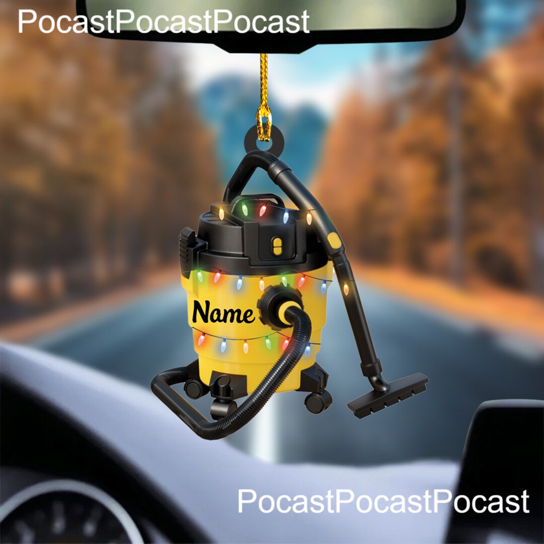 Vacuum Cleaner Christmas Christmas Light Ornament Vacuum Cleaner