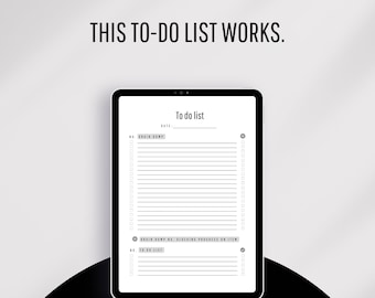 Printable Digital Download ADHD To Do Lists that Work for the Overwhelmed Neurodivergent Creative Professional