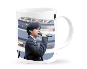 Purplebees V Taehyung Mug | Best for Gift for BTS Army | Ceramic Coffee Mug with safe thermacol packaging