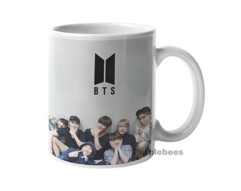 Purplebees Famous Mug | main image was seen on frame of bts Best for Gift for BTS Army | Ceramic Coffee Mug with safe thermacol packaging