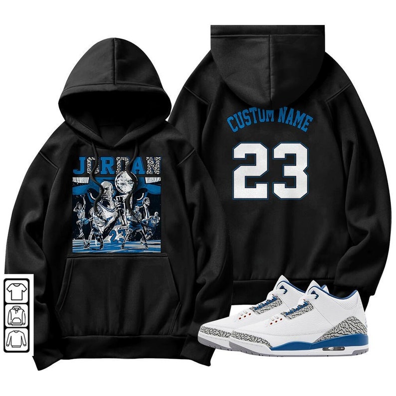 Custom Cup 23 Unisex Sneaker Shirt Match Wizards 3s Tee - Etsy