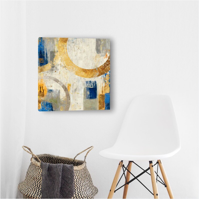 Yellow Abstract Canvas Artwork Canvas Wall Art, Canvas Print, Art, Wall Art, Ready to Hang