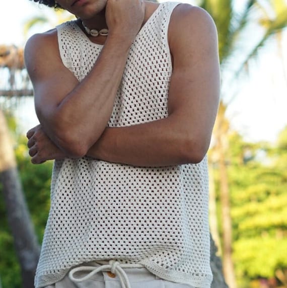 Summer Tank Top, Unisex Sleeveless Top, Handmade Tank Top Summer Tank Top, Unisex Sleeveless Top, Handmade Tank Top