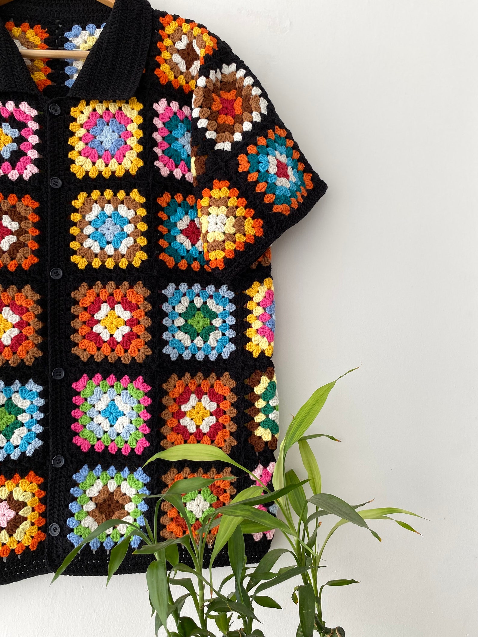 Vintage Handmade Shirt | 70s Bohemian Chic Orange Long sleeved Blouse