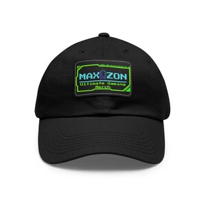 Ultieme gaming-vaderhoed met leren patch, verstelbare pet, gamercadeau, trendy hoofddeksel, verjaardagscadeau, casual stijl