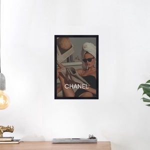 Ästehtic Poster - Marken Poster - Dekoration Wohnzimmer - #N01 CHANEL WOMAN