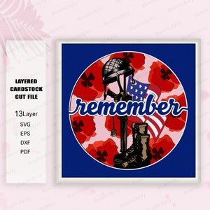 Battefield Cross Shadow Box, Battefield American Shadow Box svg, Battefield Light Box Svg, 4 de julio, Cricut File Svg,Día de la Independencia SVG