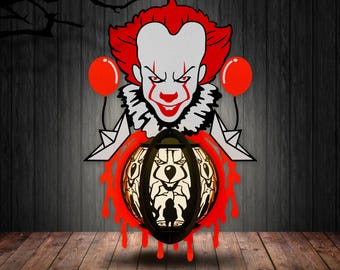 Horror Character Lantern, Horror Shadow Box, Halloween Decor, Halloween Lantern, Halloween Shadow Box,Horror Character /K724