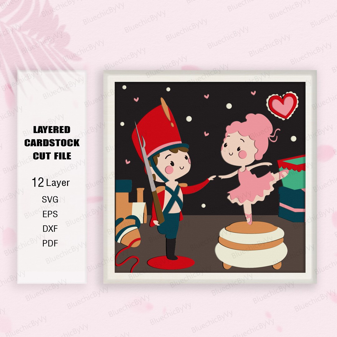 Christmas Toy Shadow Box SVG, for Cricut File, Christmas Toy Light Box ...