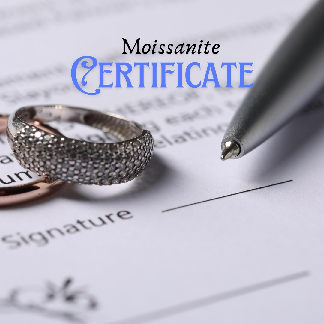 Diamond Ring Certificate - Etsy